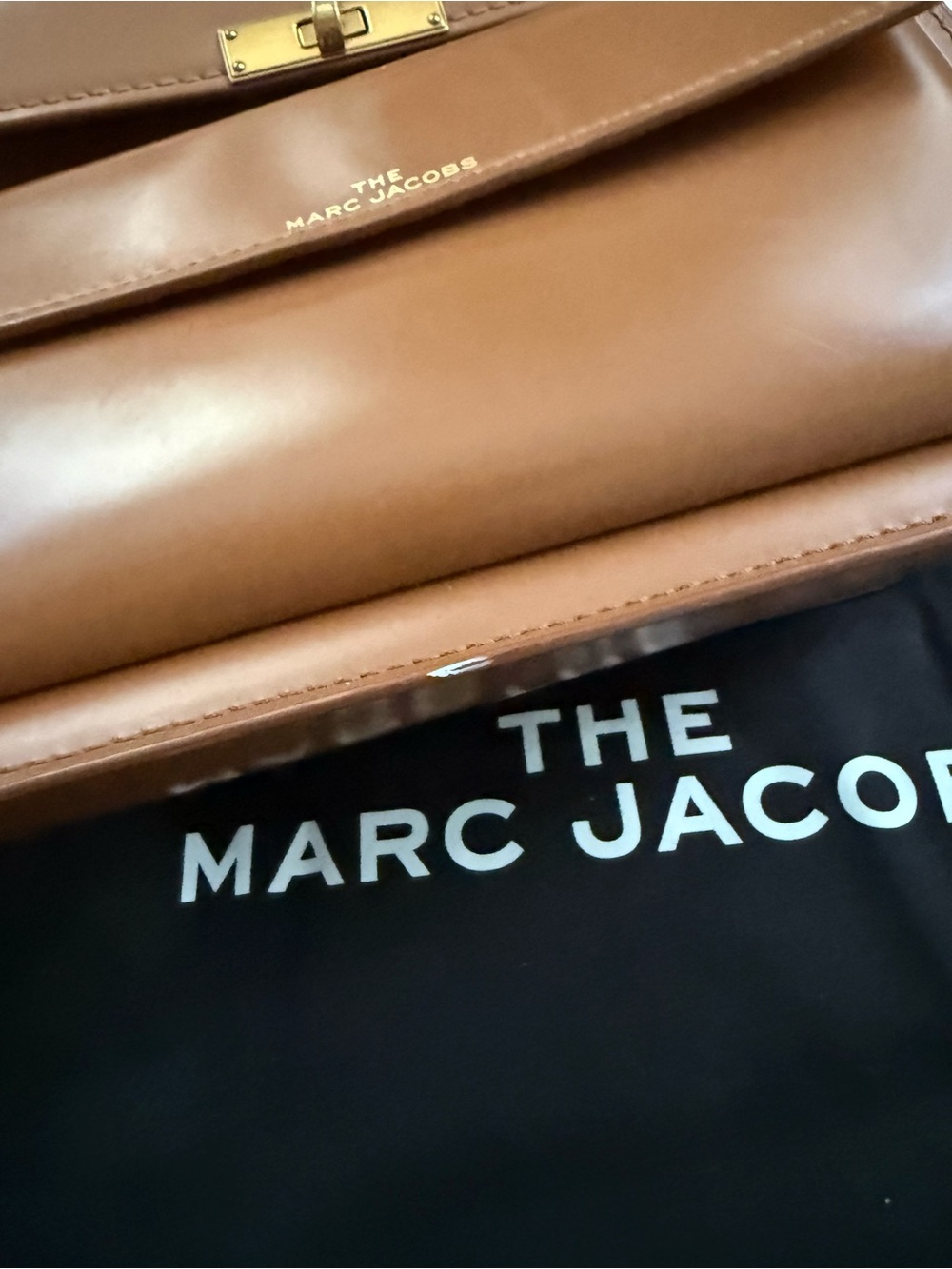 Marc Jacobs Tan Leather Top-Handle Satchel - Picture 5 of 7